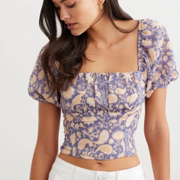 Dynamite Ruched Bust Blouse - Picture 1 of 9